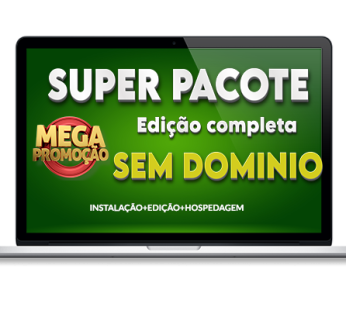 Edição completa e instalação do seu site sem domínio