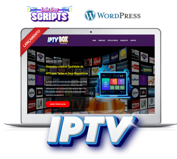 IPTV WordPress com meios de pagamento – COD-IP6333