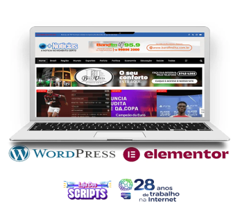 Portal de Noticia Para Anúncios com vídeo aulas – PDN-6331